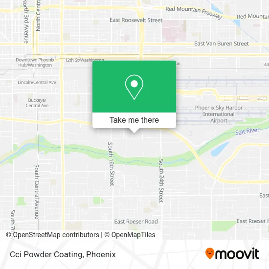 Cci Powder Coating map