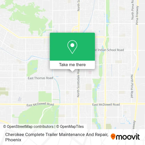 Cherokee Complete Trailer Maintenance And Repair map