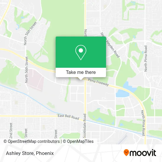 Ashley Store map