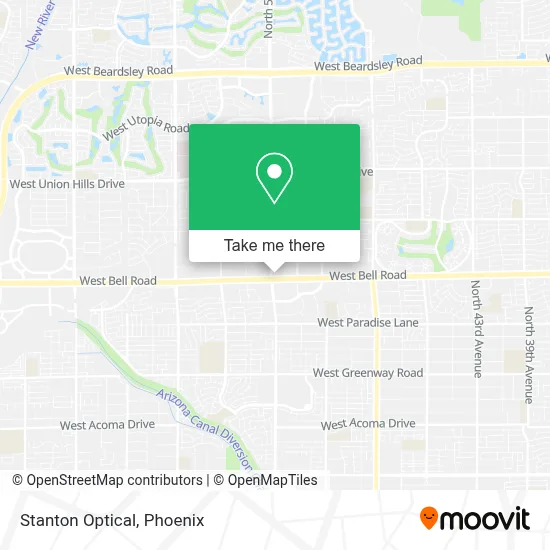 Stanton Optical map