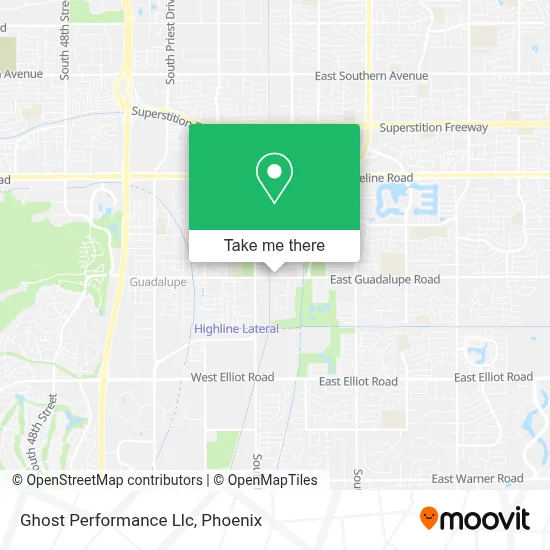Ghost Performance Llc map