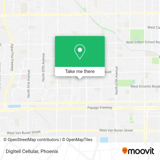 Digitell Cellular map