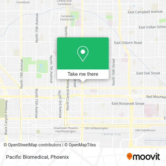 Pacific Biomedical map