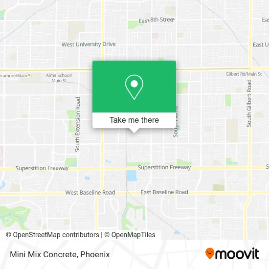 Mini Mix Concrete map