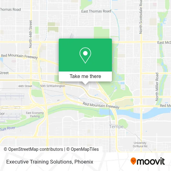 Executive Training Solutions map