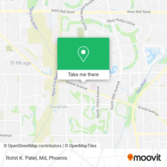 Rohit K. Patel, Md map