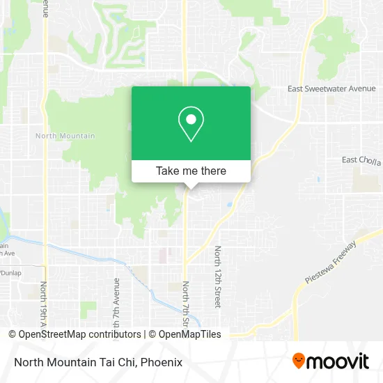 North Mountain Tai Chi map