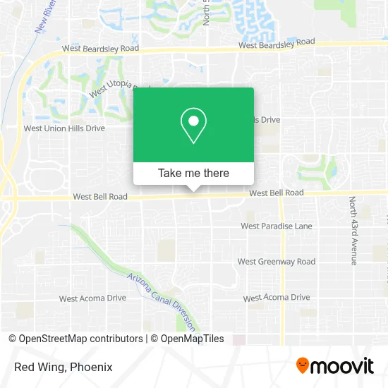 Red Wing map