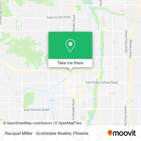 Racquel Miller - Scottsdale Realtor map