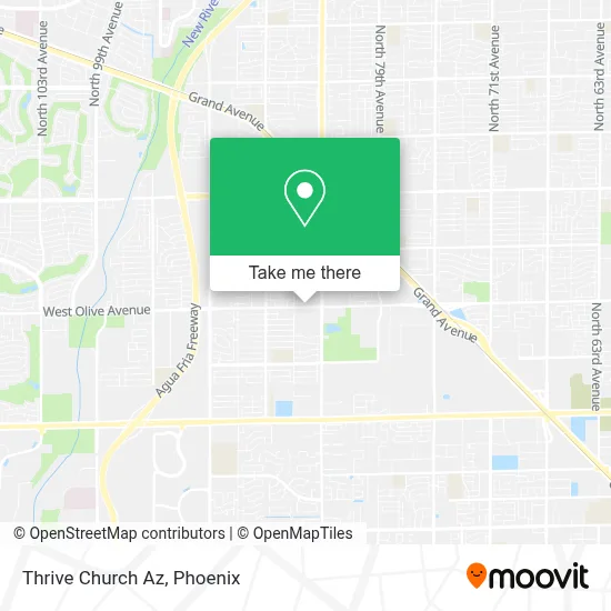 Thrive Church Az map