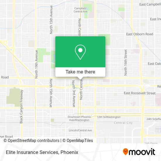 Elite Insurance Services map