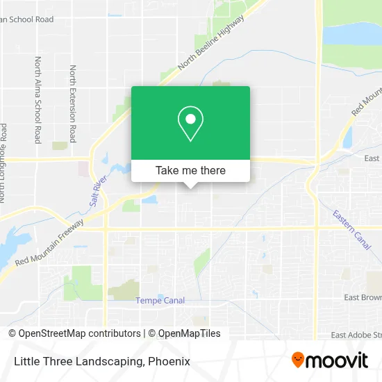 Little Three Landscaping map