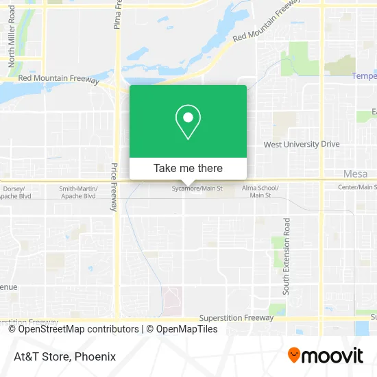 At&T Store map