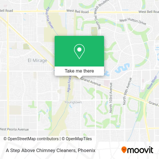 A Step Above Chimney Cleaners map