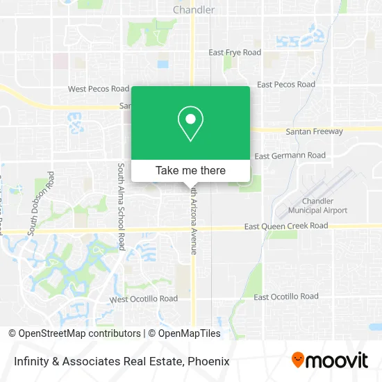 Infinity & Associates Real Estate map