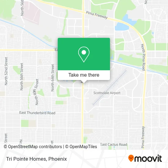 Tri Pointe Homes map