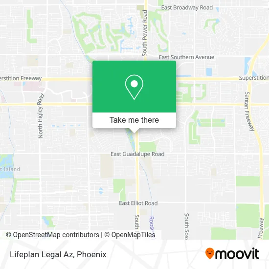 Lifeplan Legal Az map