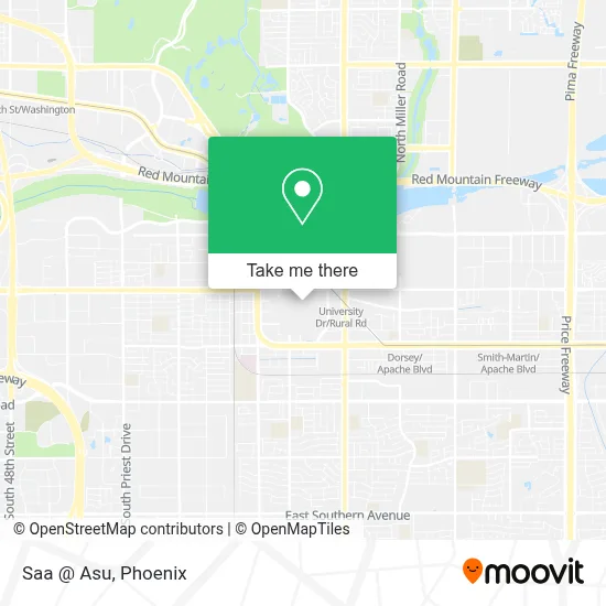 Saa @ Asu map