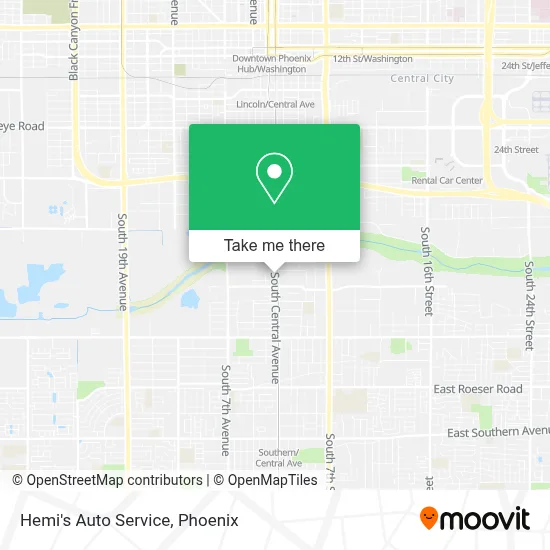 Hemi's Auto Service map