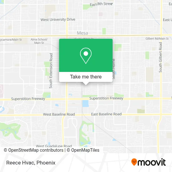 Reece Hvac map