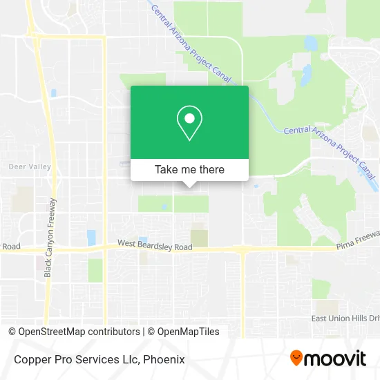 Copper Pro Services Llc map