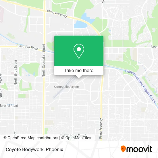 Coyote Bodywork map