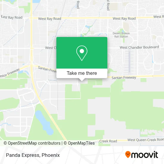 Panda Express map