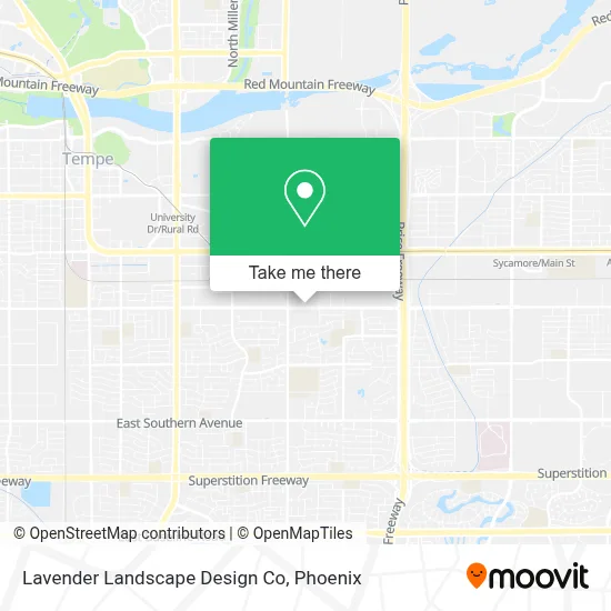 Lavender Landscape Design Co map