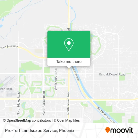 Pro-Turf Landscape Service map