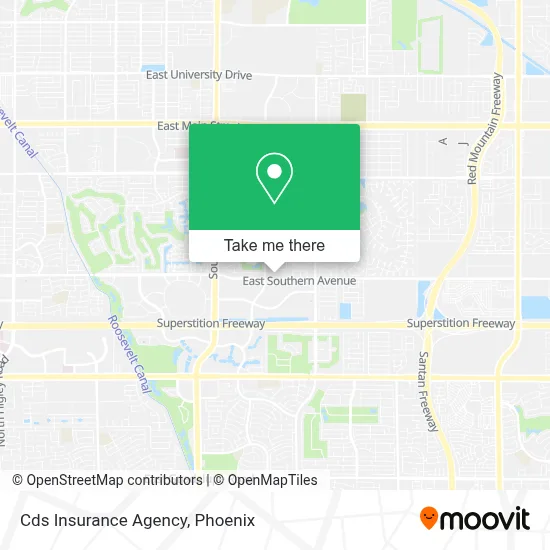 Cds Insurance Agency map