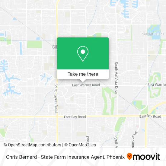 Chris Bernard - State Farm Insurance Agent map