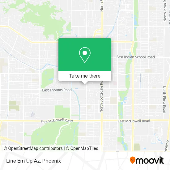 Line Em Up Az map