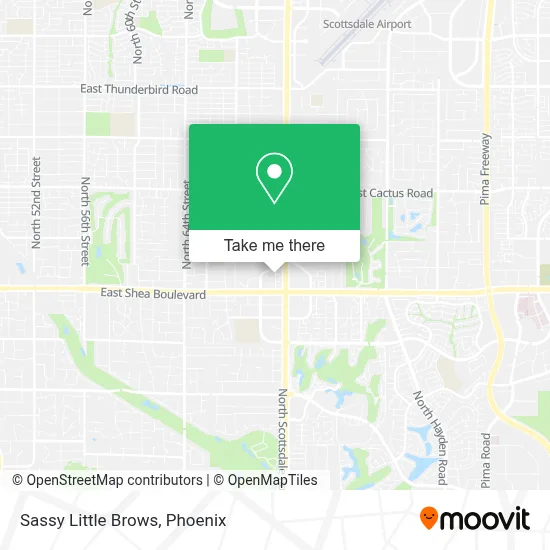 Sassy Little Brows map