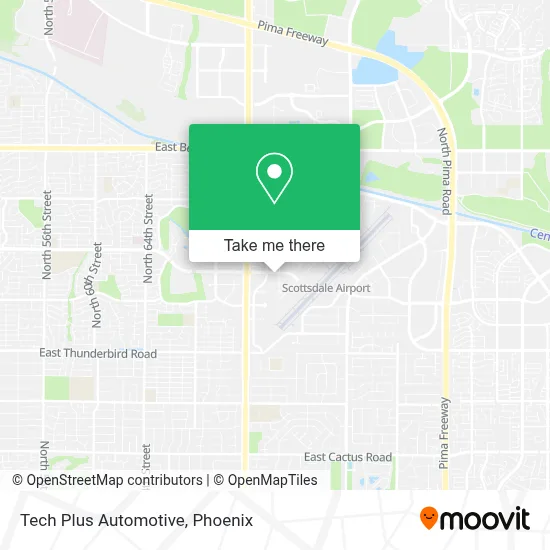Tech Plus Automotive map