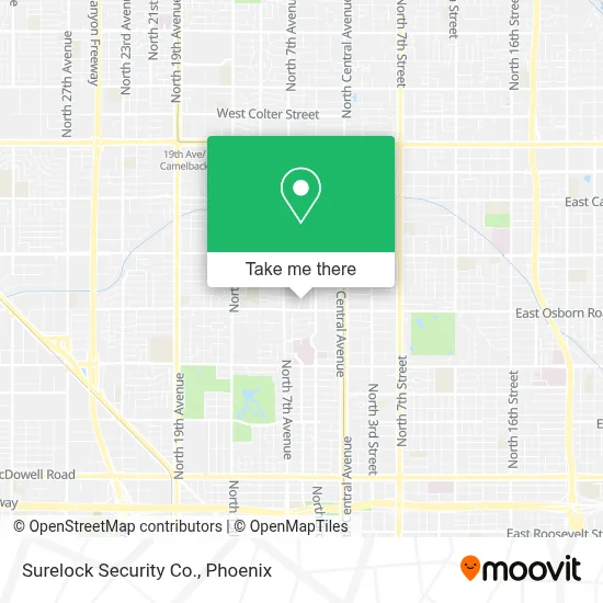 Surelock Security Co. map