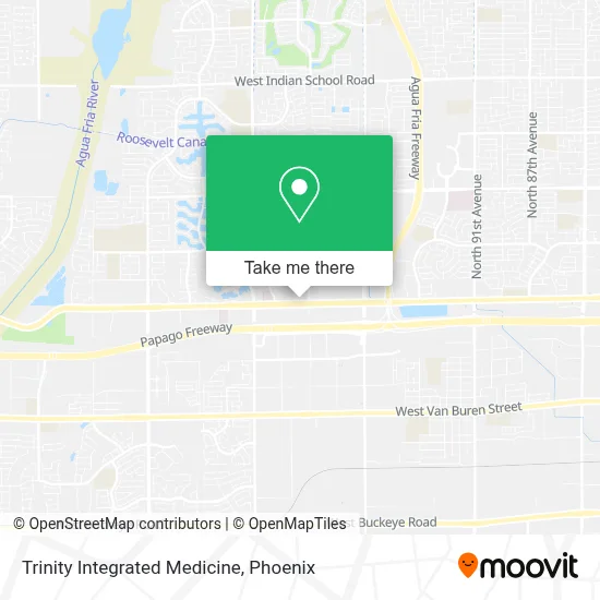 Trinity Integrated Medicine map
