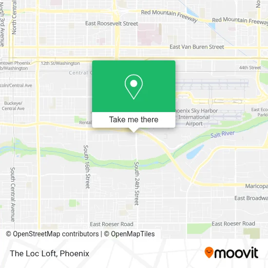 The Loc Loft map