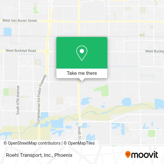 Roehl Transport, Inc. map