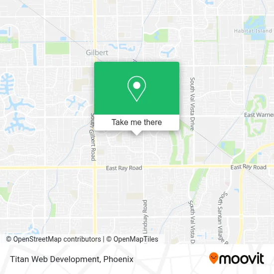 Titan Web Development map