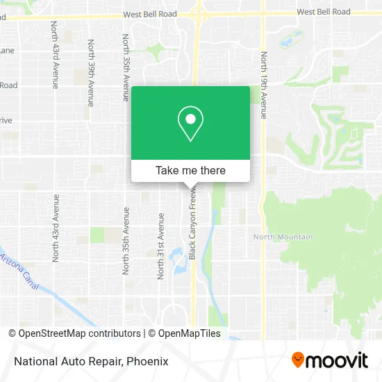National Auto Repair map