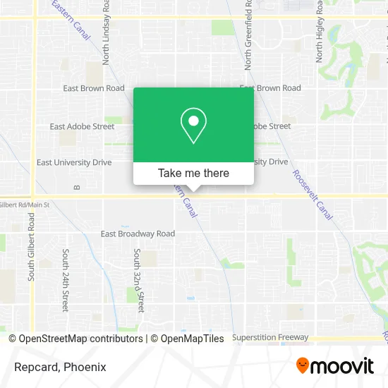 Repcard map
