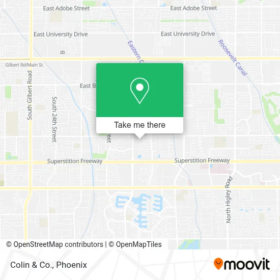 Colin & Co. map
