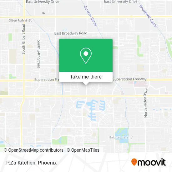 P.Za Kitchen map