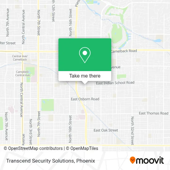 Transcend Security Solutions map