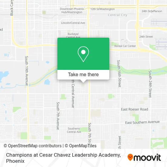 Champions at Cesar Chavez Leadership Academy map