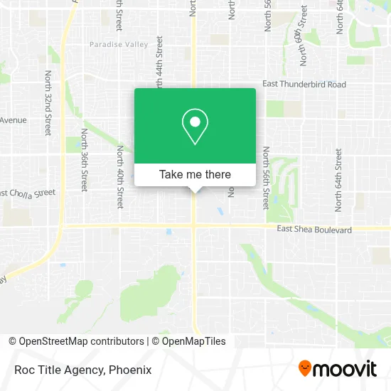 Roc Title Agency map