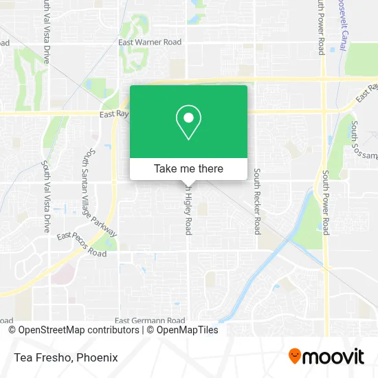 Tea Fresho map