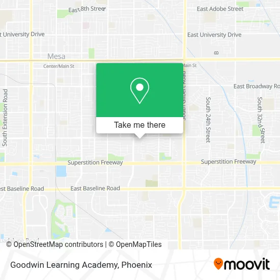 Goodwin Learning Academy map