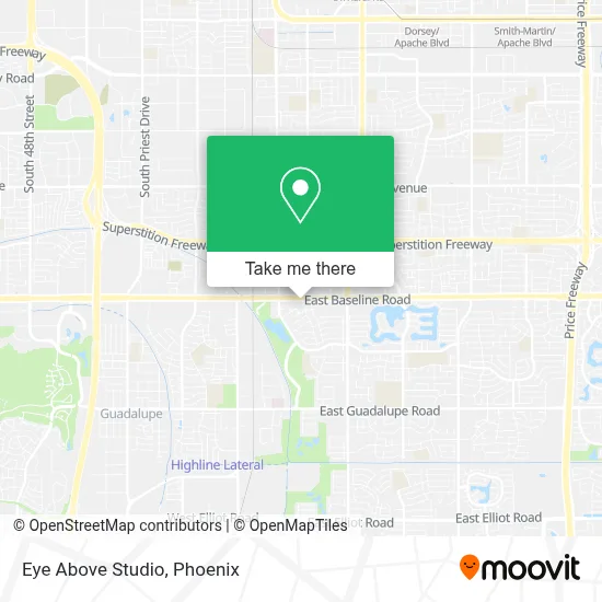 Eye Above Studio map