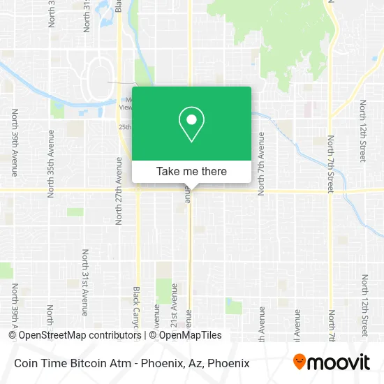 Coin Time Bitcoin Atm - Phoenix, Az map